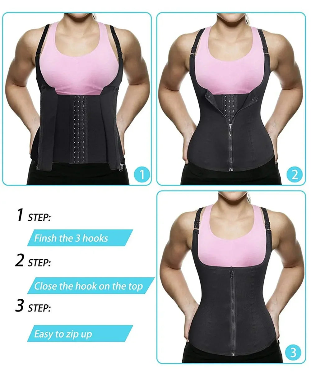 TrueCurveᵀᴹ CoreZip Waist Sculpting Tank