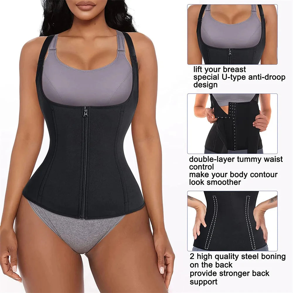 TrueCurveᵀᴹ CoreZip Waist Sculpting Tank